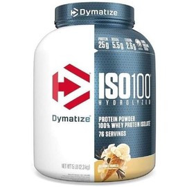 Dymatize ISO100 Protein Powder ‚Äì 100% Hydrolyzed Whey Isolate ‚Äì 25g Protein, 5.5g BCAAs, 76 Servings ‚Äì Low Carb, Gluten-Free ‚Äì Gourmet Vanilla Flavor:_Dunkin Cappuccino