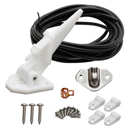 UOIENRT Marine Boat Speedometer Pitot Kit with 20 FT PVC Tubing Automatic Kick-up Tube Assembly Up to 80 MPH