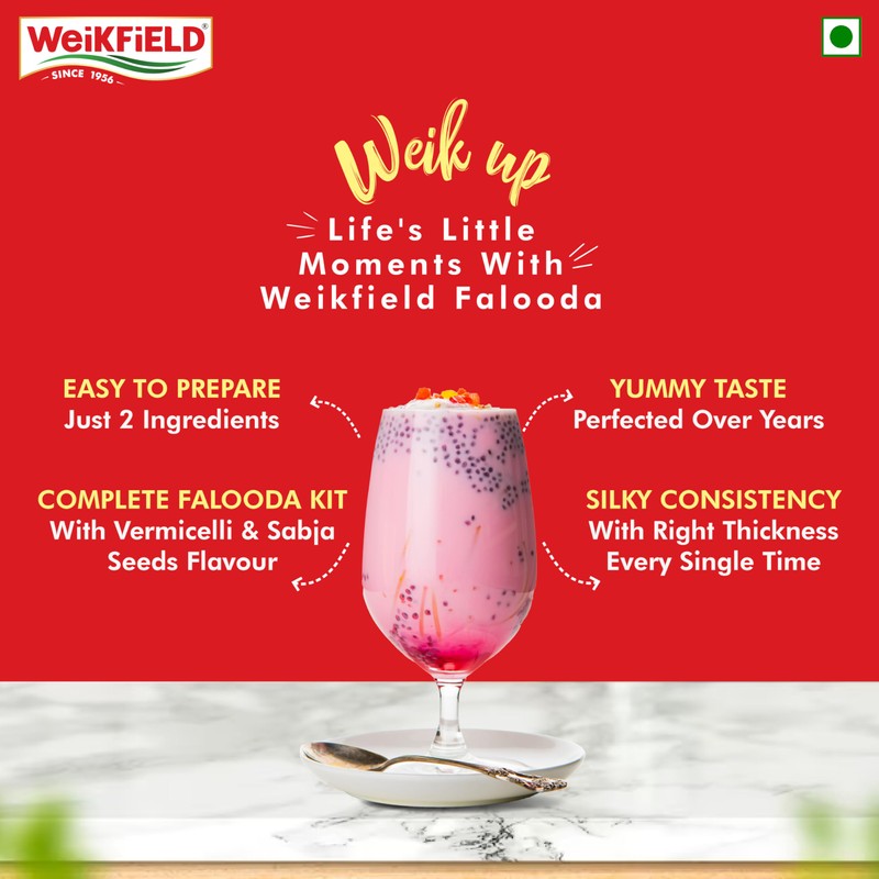 Weikfield - Falooda Mix - Rose Flavour - 200g