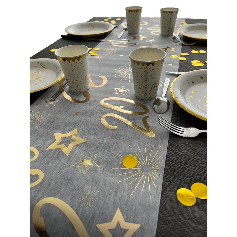 Tralala Fêtes© - 20th Birthday Table Runner - Decorative Table