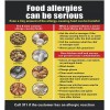 Buildingsigns.com Food Allergies Sign(Aluminium Rust Free, Commercial USE, 14.25X15.75)-R