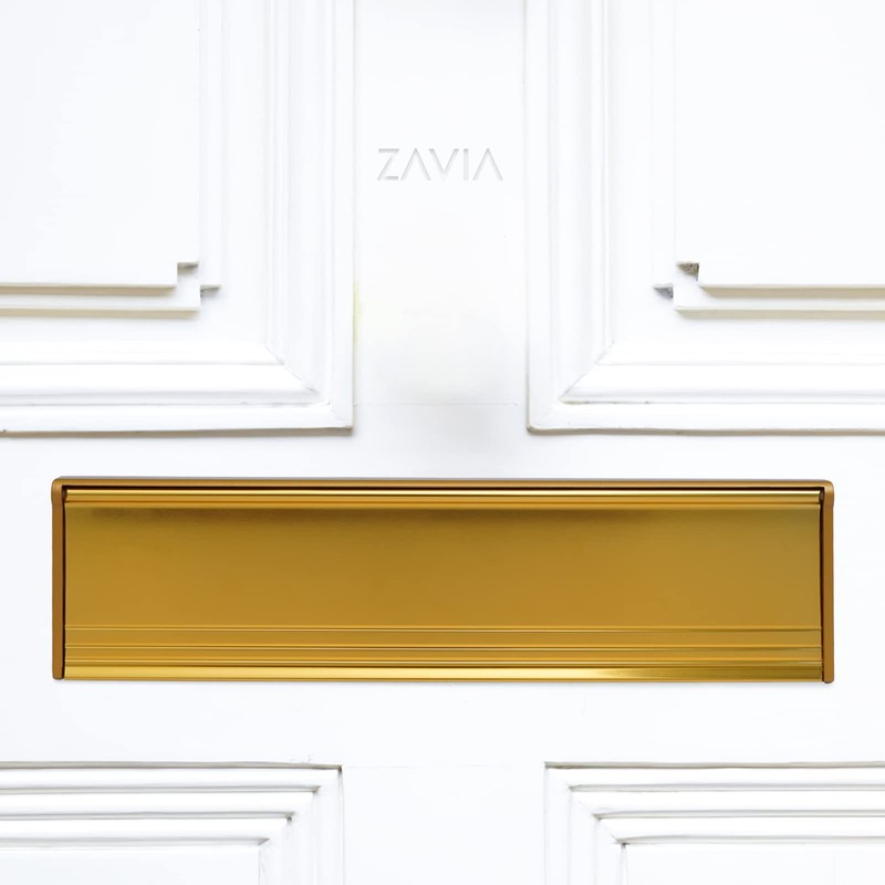 Internal Letterbox Draught Excluder 11.5 Inch (29.3cm) Metal Draught Letter