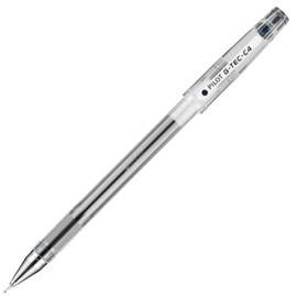 Pilot G-Tec C4 Gel Ink Rollerball Pen - 0.4mm Nib - 0.2mm Line - Pack of 9 Colours