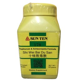 SUNTEN - Bupleurum & Schizonepeta Formula Granules/Shi Wei Bai Du San/十味敗毒散