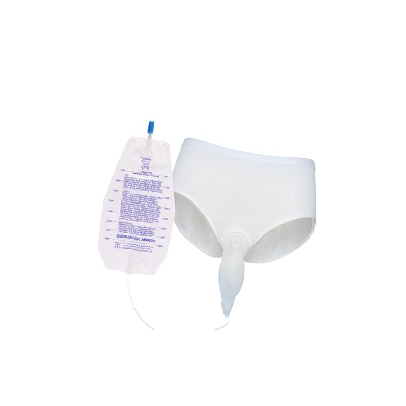 Bolsa de recolección de orina para hombre, urinario portátil reutilizable