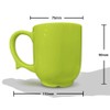 Dignity by Wade Large Handled Cup - Green