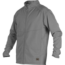 Rawlings Adult Gold Collection Mid-Weight Full-Zip Weather-Resistant Jacket, Gray, Large