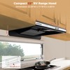 CAMPLUX RV Range Hood 22 Inches, Vented Range Hood with