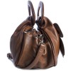 Bow Style Grab Handbag-Black-Small