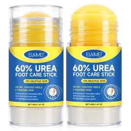 2 Pack Urea Cream 60 Percent for Feet, Urea Foot Cream Stick for Cracked Heel & Callus Repair – Intense Moisturizer for Dry, Rough Skin – Fast-Acting Exfoliation, 40g/1.41 oz