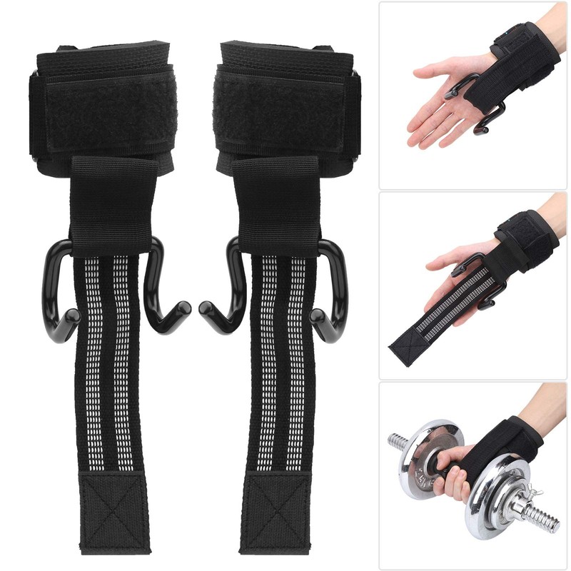 Pull Up Hook Wrist Guard, 1 Pair Weightlifting Wrist Guards