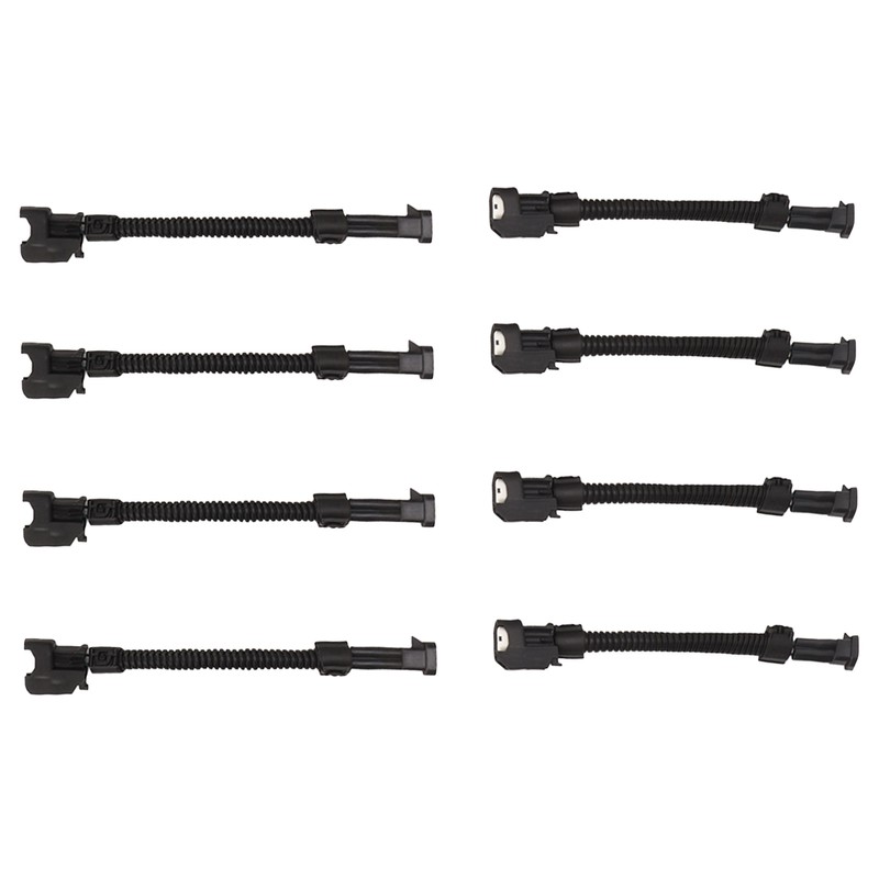 8Pcs Fuel Injector Wiring Adapter for Delphi LQ4 LQ9 4.8