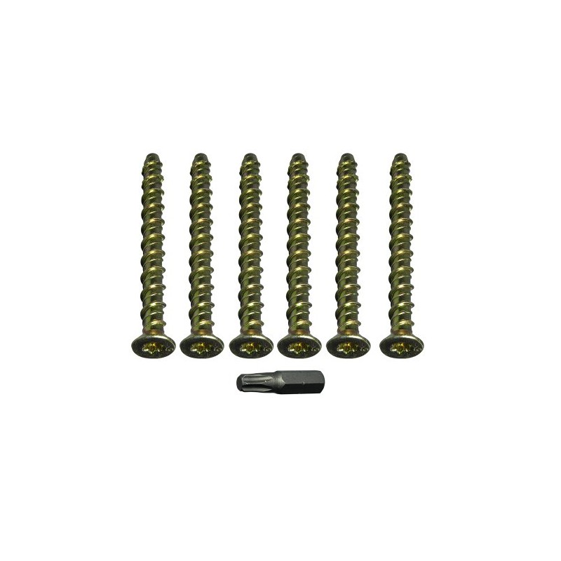 One Stop DIY 12 x Hex Head Self Tapping Concrete