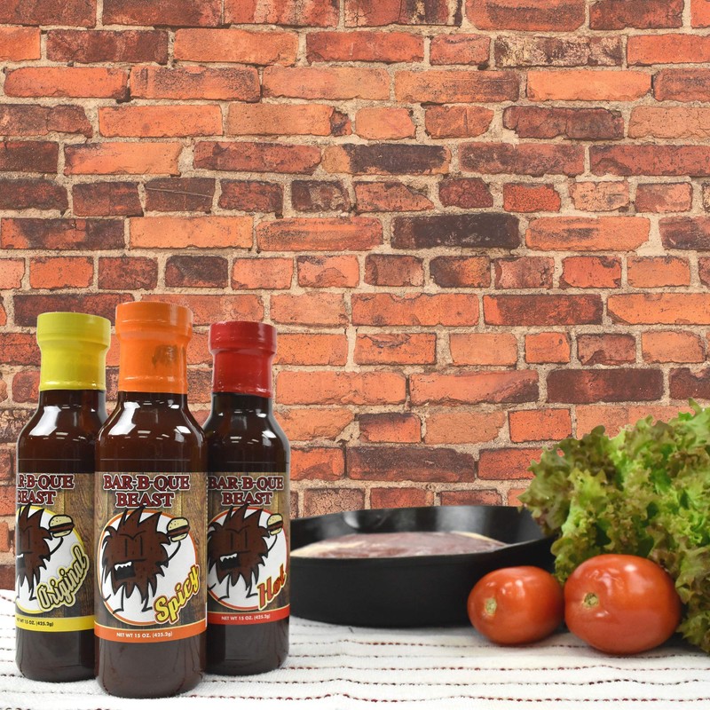 Bar-B-Que Beast BBQ Sauce, 3 Variety Pack, Flavors - Original,