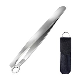 ALLVD 鼻毛トリマー男性鼻毛トリマー高硬度ステンレス製使用簡単安全無痛手動鼻毛トリマー収納バッグ付き