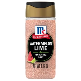 McCormick Finishing Salt, Watermelon Lime, Limited Edition, For Fruit Salad, Watermelon Feta Salad, Salad Dressing, Dessert, Lemonade, and More, 4.12 oz