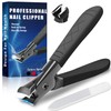 Professional Nail Clippers for Thick Toenails - Ultra Sharp, Anti-Slip