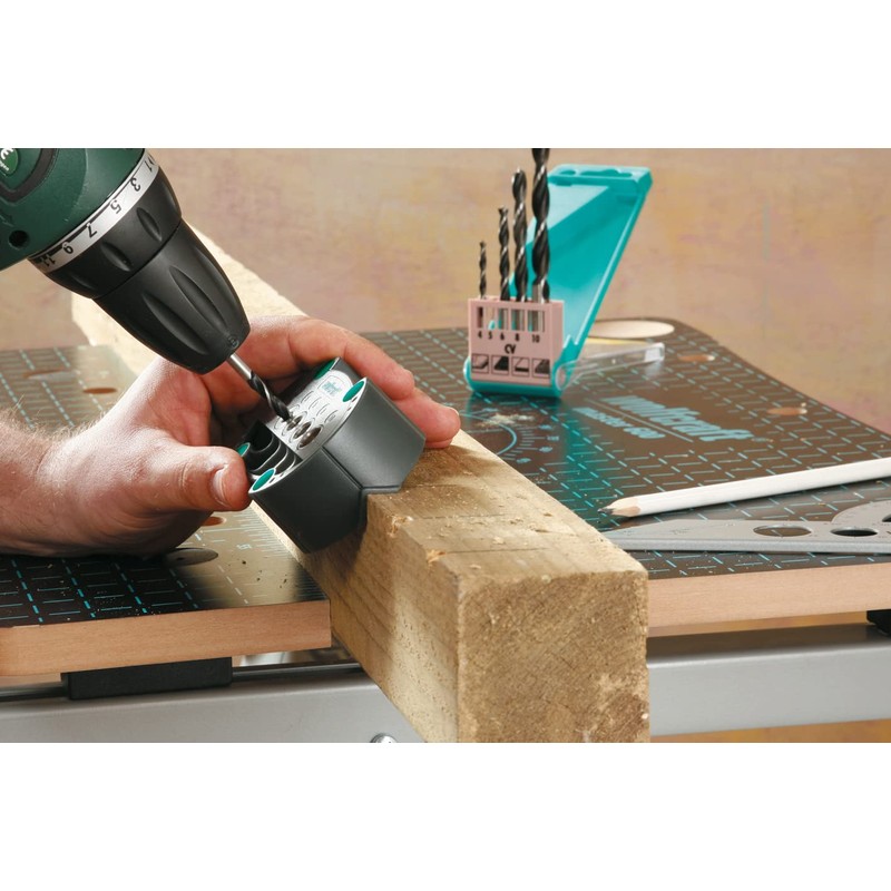 wolfcraft Universal Drill Set With Drilling Aid 6 Pcs. I