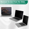 IRUYO FL Nano-Suction Laptop Privacy Screen 16 Inch 16:10, Removable