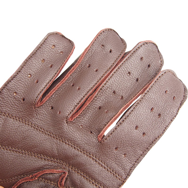 SIMONI RACING GV2M Soft Genuine Leather Cotton Mesh Car Gloves