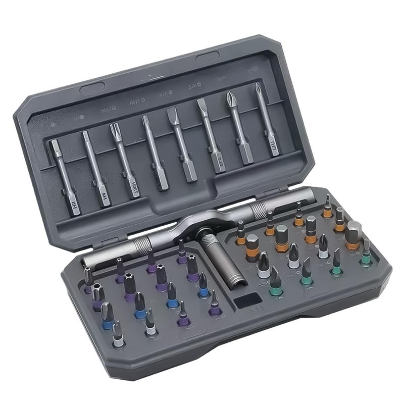 Enwye 42 in 1 Ratchet Screwdriver Set High Hardness Chrome