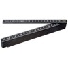 Metrica 18030 Fiberglas folding rule 2m black