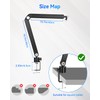 Musclez Microphone Boom Arm, Adjustable Metal Microphone Stand, Hidden Microphone