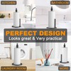 Paper Towel Holder with Spray Bottle, Countertop Paper Towels Dispenser