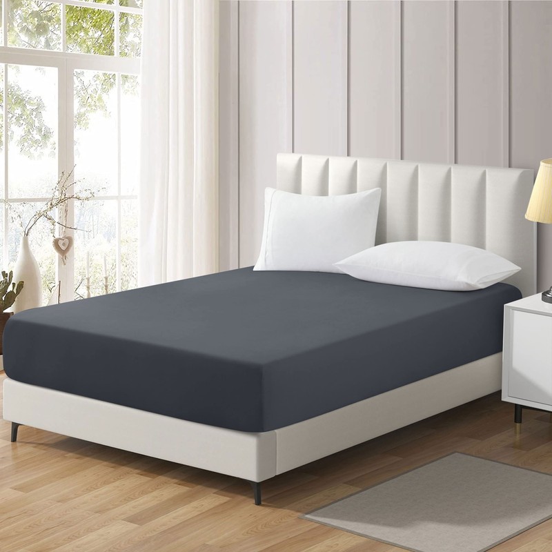 AMEHA Super King Fitted Sheet 25 cm Deep Soft Brushed