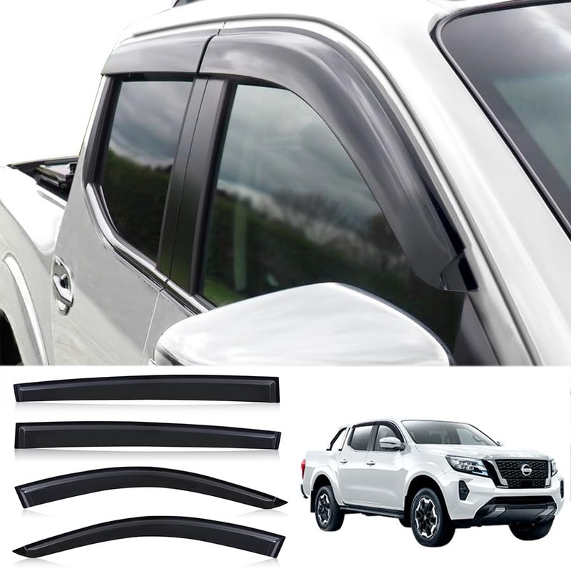 Wind and Rain Deflector for Nissan Navara 2015-2024 NP300 D23