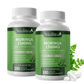Greenpeople 360 Pills Pure Moringa Oleifera Leaf Superfood Antioxidant Greens Supplement