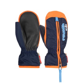 Reusch Baby Ben Mitten Gloves Dress Blue/Orange Popsicle, III