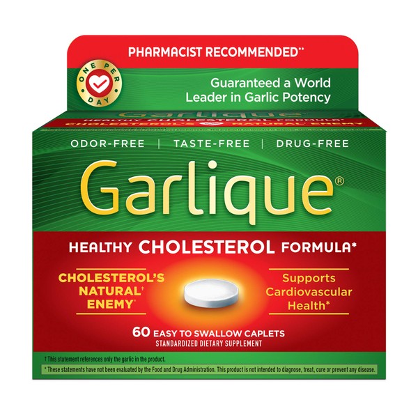 Garlique Caplets 60 Tablets (60 Count (Pack of 2))