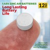 MEDca A10 Batteries - 12 Count Pack - 1.45V Zinc
