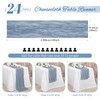 24 Pack Dusty Blue Cheesecloth Table Runner,10ft Gauze Table Runner