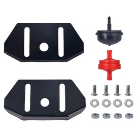 Mikatesi 1740912BMYP Snow Blower Skid Shoes Kit (Metal) for Murray Craftsman Snowblower Snow Thrower Replacement Parts - Height Adjustment