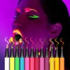 Matte White UV Reactive Eyeliner & Face Paint Pen –