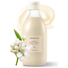  Roll over image to zoom in AROMATICA Embrace Body Lotion Neroli & Patchouli 10.14oz / 300ml, Vegan 