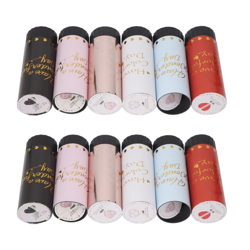 12Pcs Confetti Cannon Portable Mini Party Ambience Wide Application Confetti