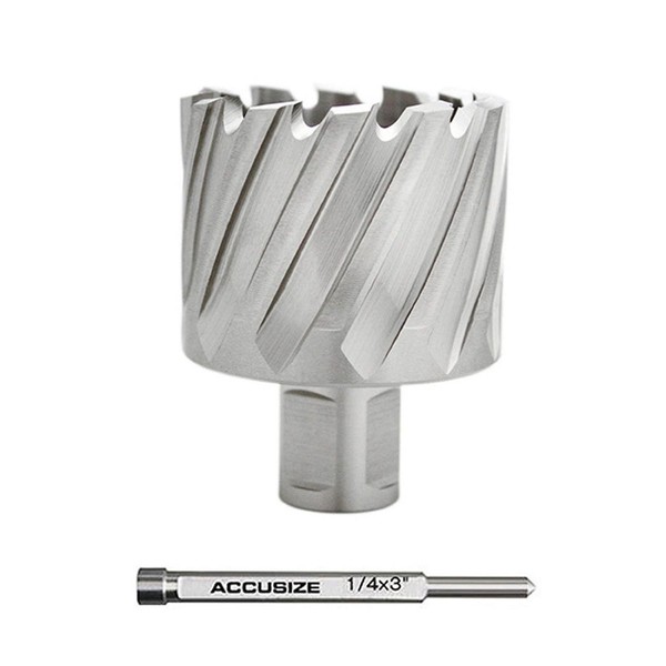 Accusize Industrial Tools H.S.S. Annular Cutter 2-1/4 inch x 1