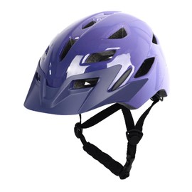 Kids Bike Helmet, Adjustable Youth Boys Girls Helmets for Ages 3-5-8-14 Years (50-57cm), Child Helmet with Visor and LED Light, Lightweight Multi-Sport Bicycle Scooter Skate Cycling Helmets