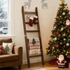 TEAKMAMA 6-Tier Blanket Ladder for Living Room and Bedroom,5.4 Ft