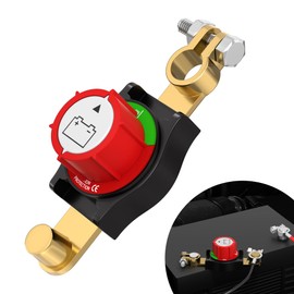Battery Disconnect Switch 12V 300A Side Post Battery Switch Negative Battery Cut Off Switches Kill Switch for Car Auto Marine Truck