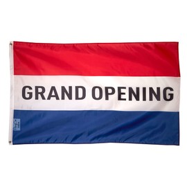 Advertising Grand Opening Flag 3x5FT Deluxe Indoor Outdoor Business Banner Store