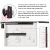ZEQUAN A4 Paper Cutter Heavy Duty Metal Base, Stack Paper