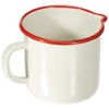 IBILI Vaso MEDIDOR Bordeaux 12 cm, Stainless Steel, weiß/rot, 12