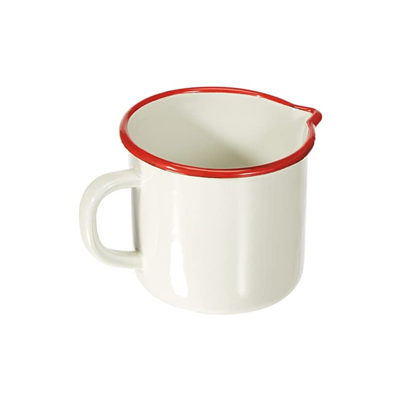 IBILI Vaso MEDIDOR Bordeaux 12 cm, Stainless Steel, weiß/rot, 12