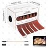 Emery Cloth Roll 6 Grits 8M Sandpaper Rolls with Dispenser