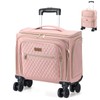 Lekespring Softside Expandable Luggage with 4 Spinner Wheels, 20 Inch