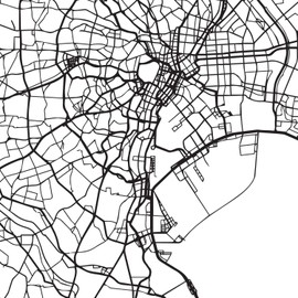 Pack of Posters and Monuments Countries City Map Tokyo, Mount Fuji and Map Monument Japan A4 Size